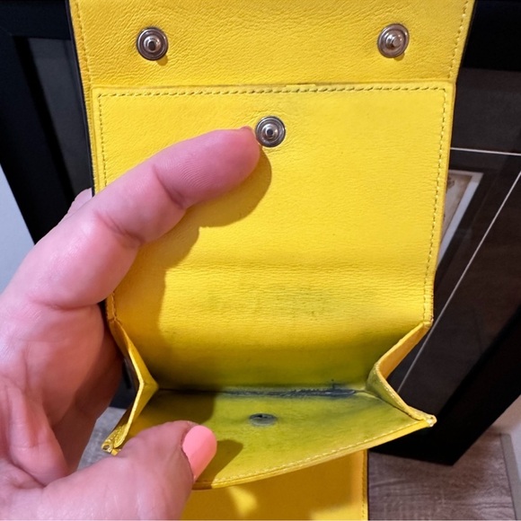 Celine Black Leather Small Trifold Wallet - Picture 12 of 14